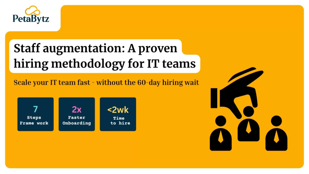 Staff augmentation: A proven hiring methodology for IT teams